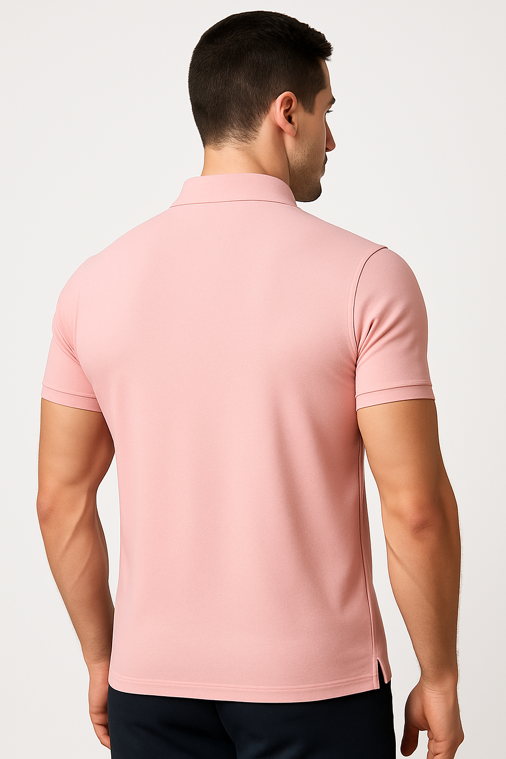 Pink Piquè Polo Shirt