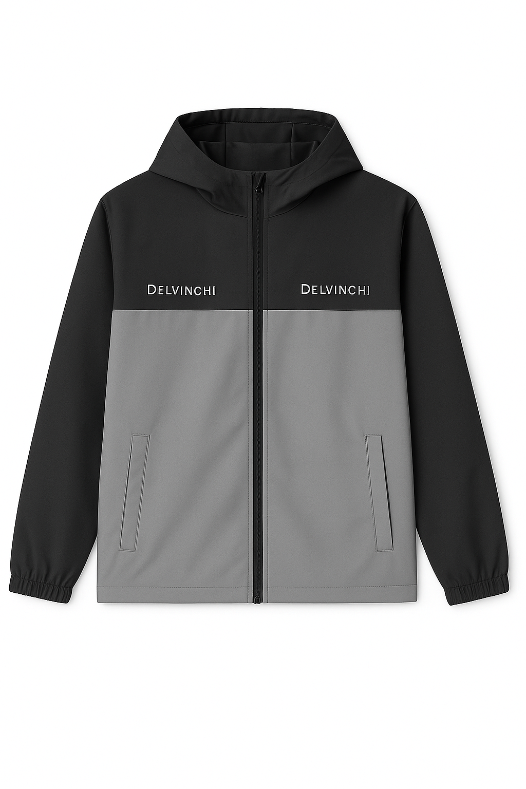 Grey Windbreaker