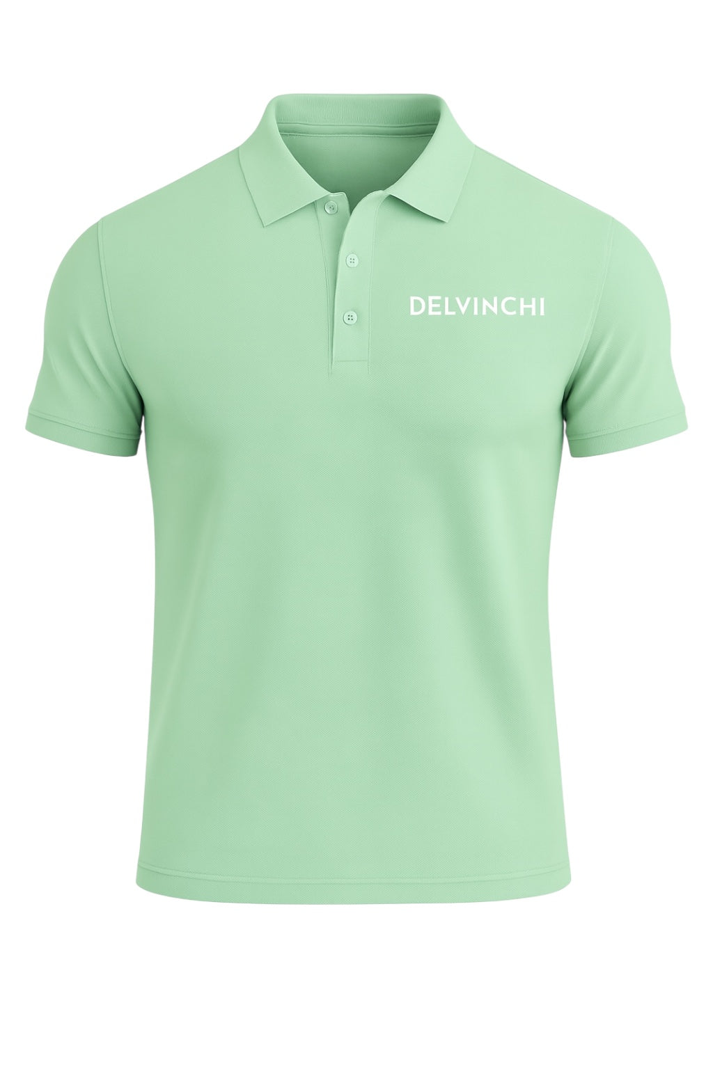 Light Green Piquè Polo Shirt