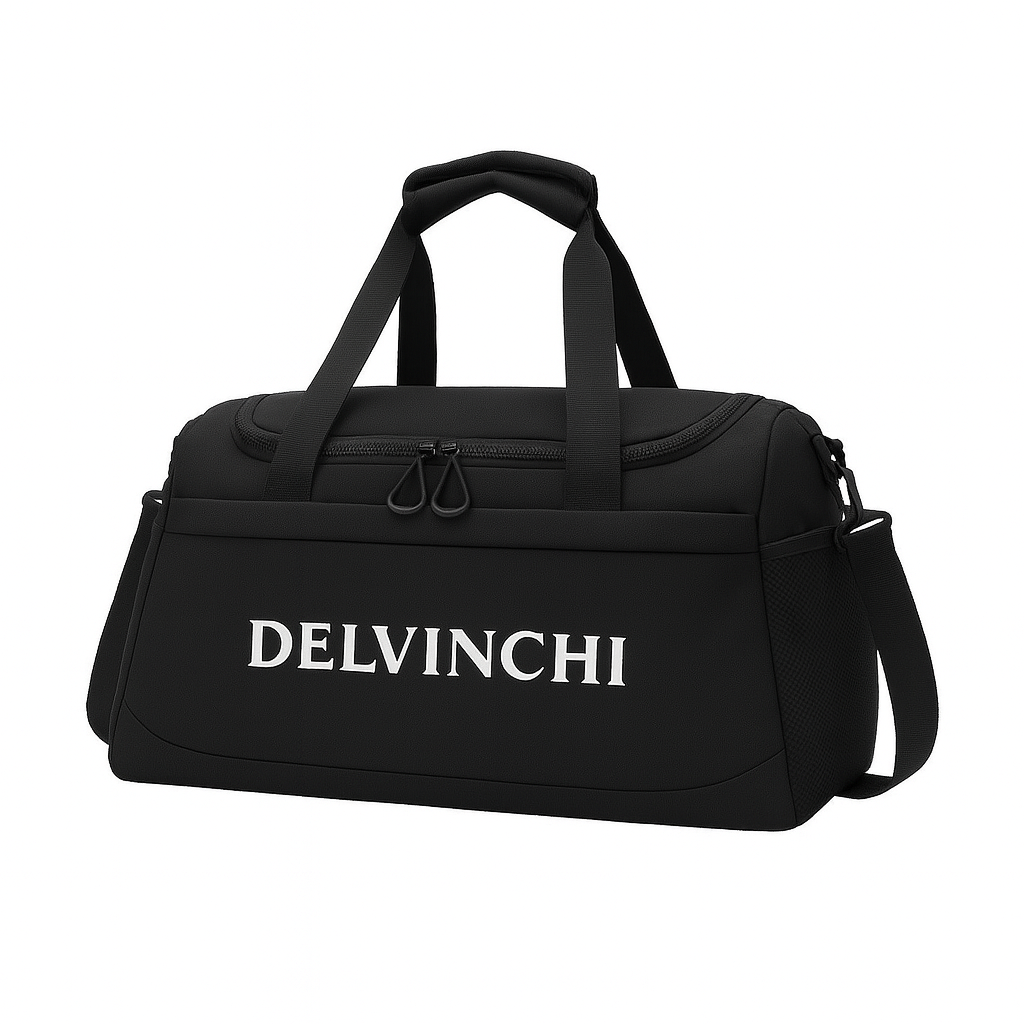 Black Duffel Gym Bag
