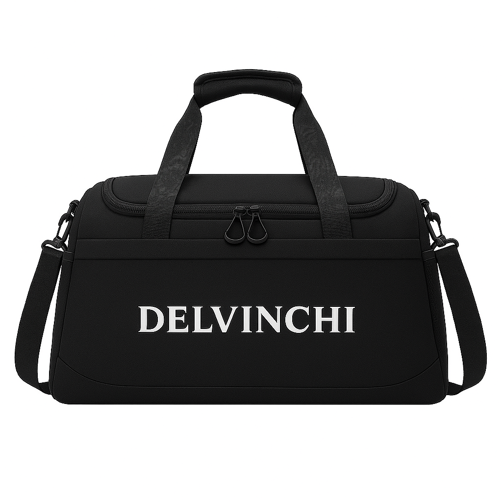 Black Duffel Gym Bag