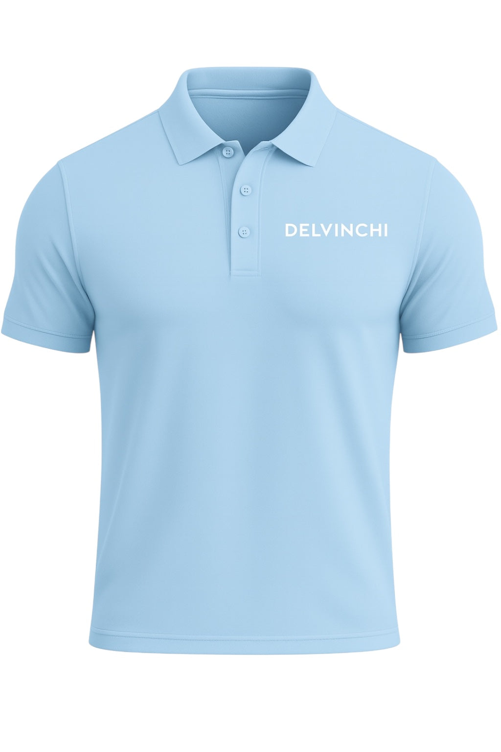 Sky Blue Piquè Polo Shirt