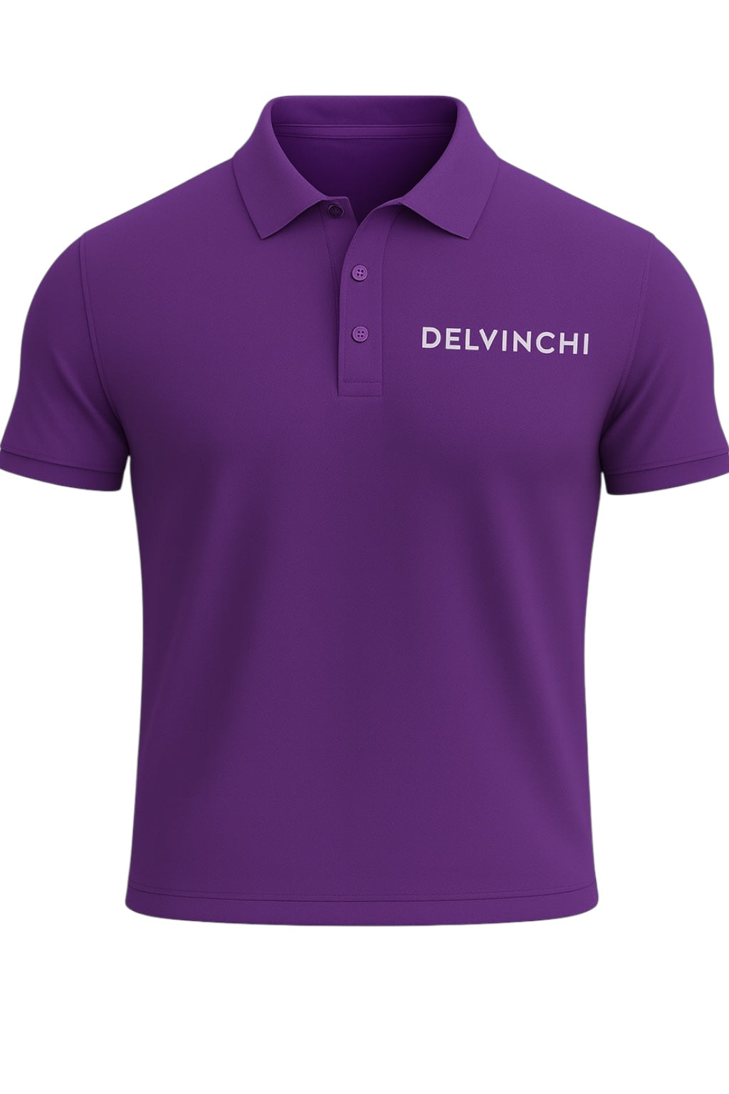 Purple Piquè Polo Shirt