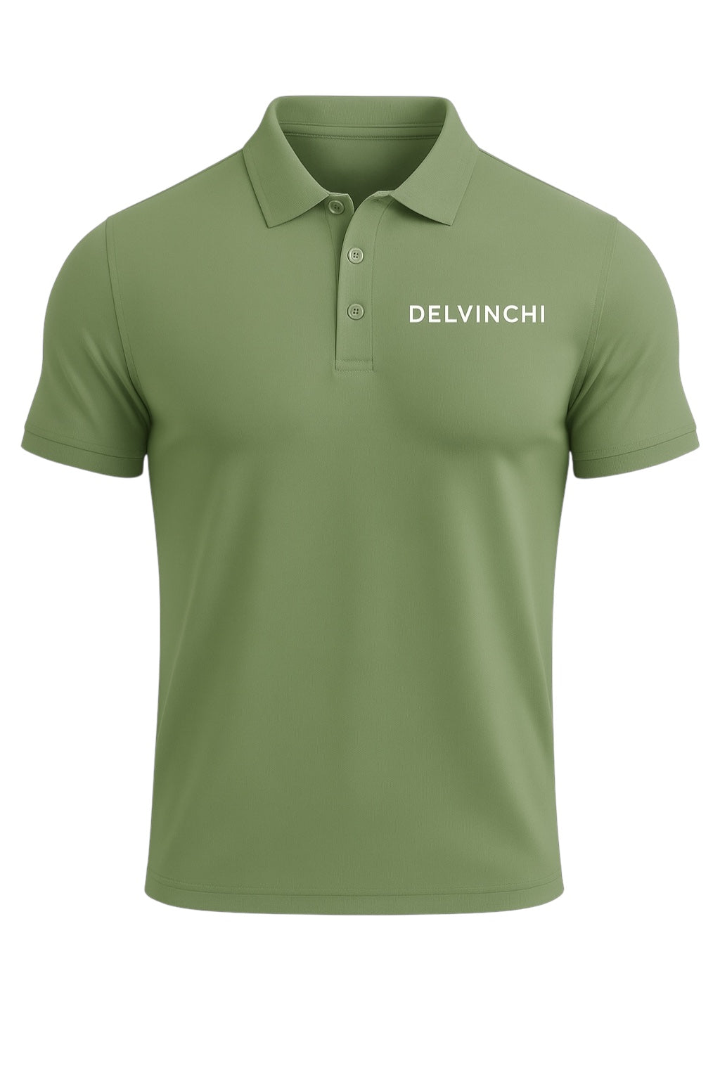 Army Green Piquè Polo Shirt
