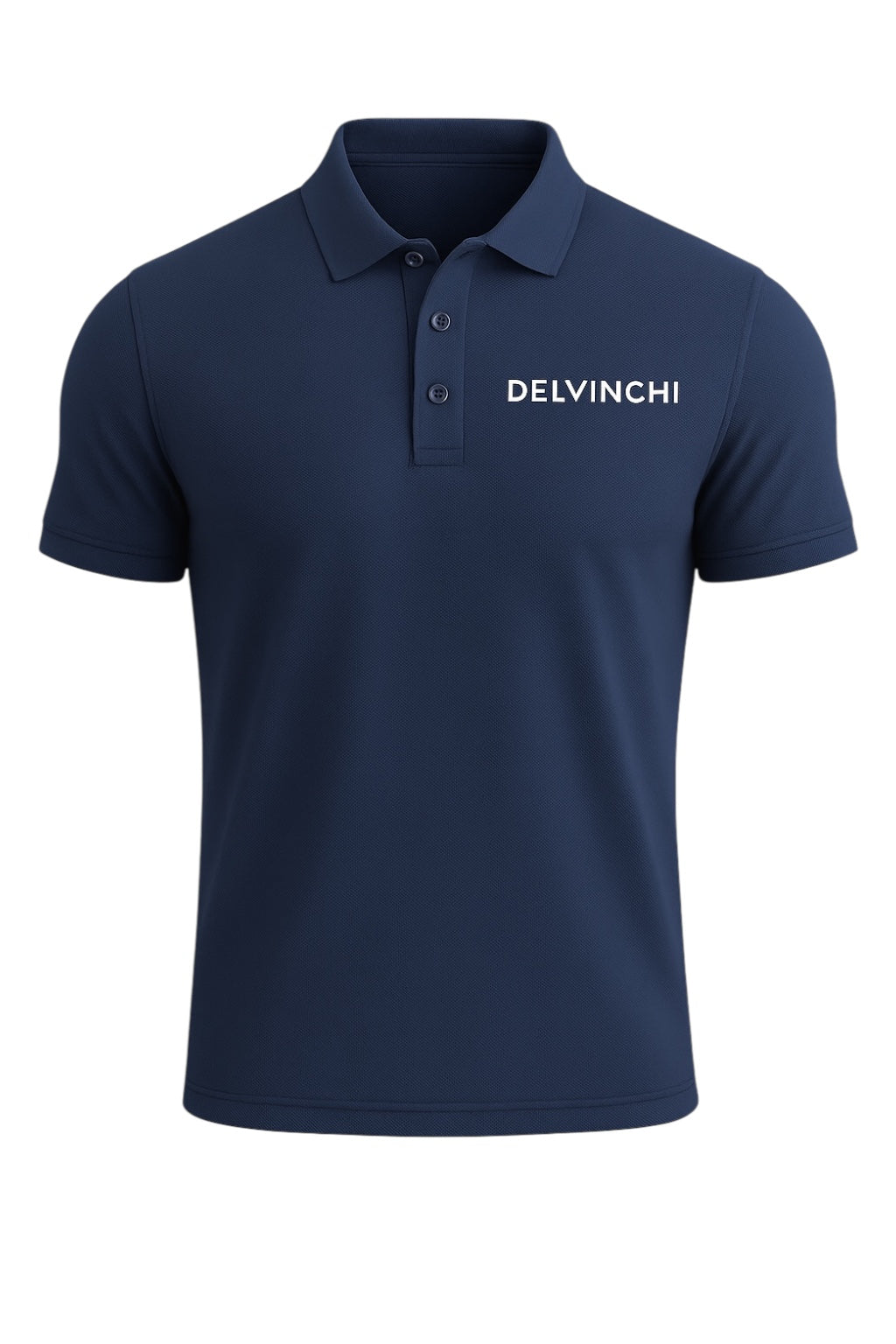 Navy Blue Piquè Polo Shirt