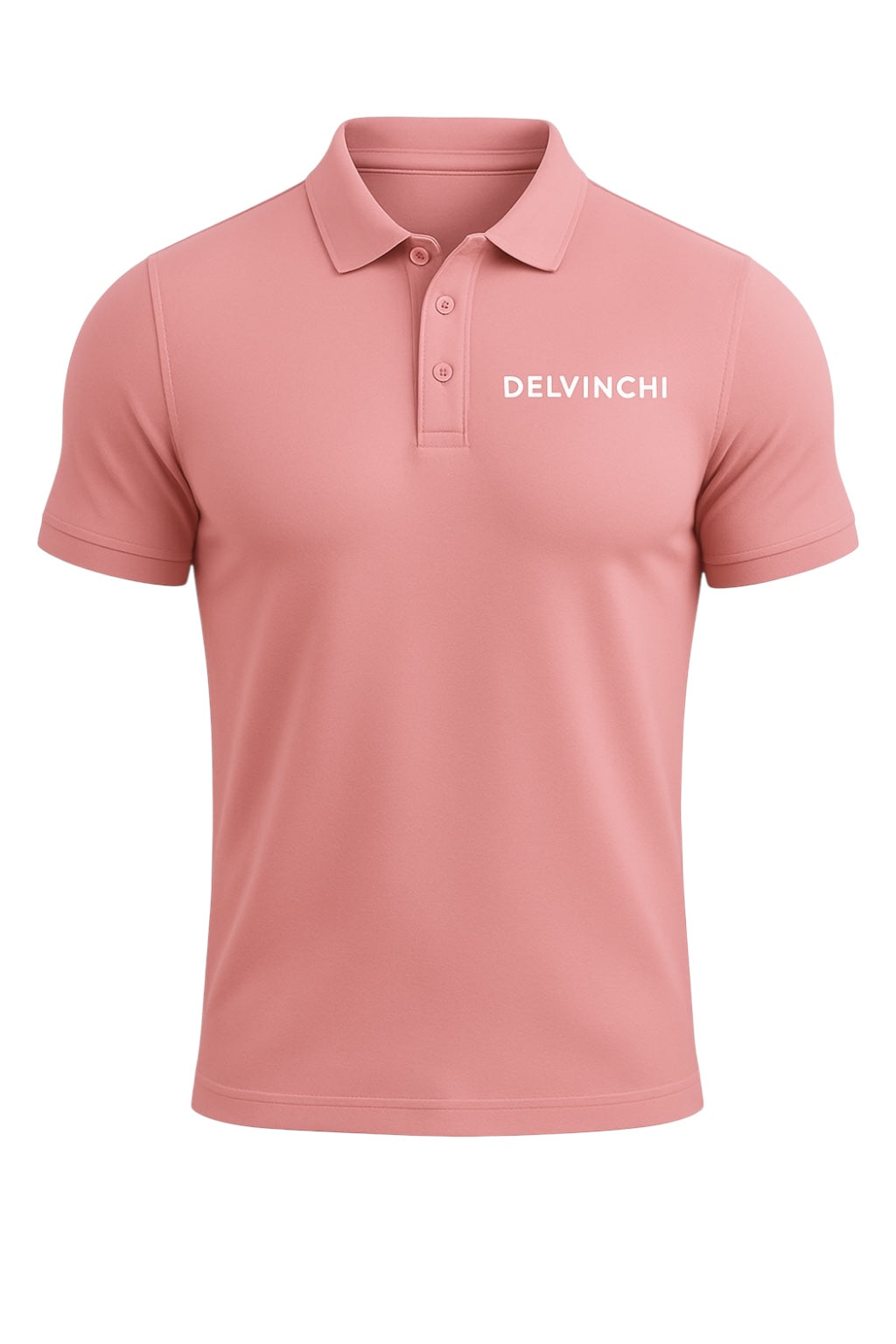 Pink Piquè Polo Shirt